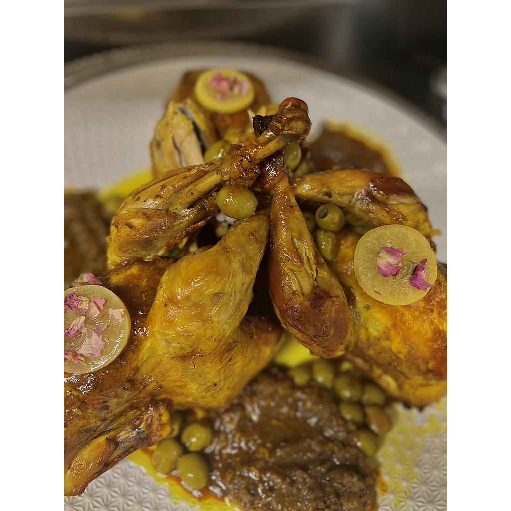 Tajine de Poulets aux olives