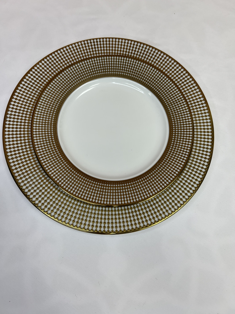 Assiette orientale doré